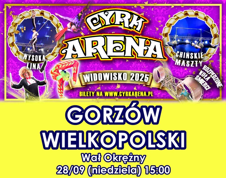 Cyrk Arena 2025 – spektakularne show, które pokochasz!