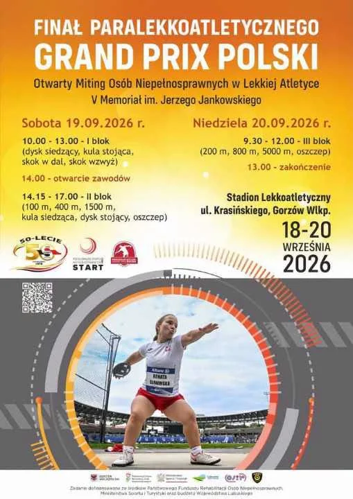 Obraz do artykułu: Finał Paralekkoatletycznego Grand Prix Polski