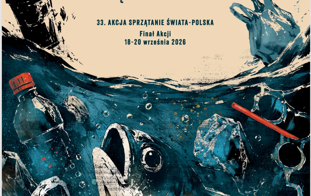 Grafika promocyjna wydarzenia Akcja Sprzątania świata