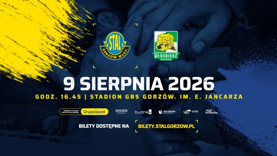 Grafika promocyjna wydarzenia Gezet Stal Gorzów – żużlowe emocje