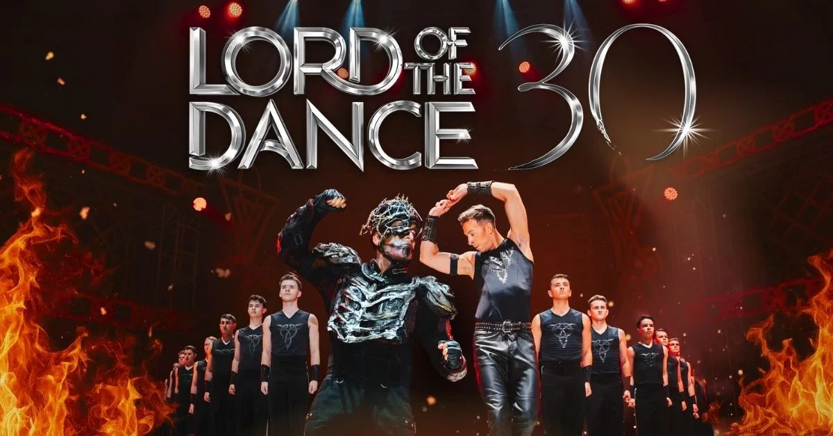 Grafika promocyjna wydarzenia Lord of the Dance – trasa 30-lecia w Gorzowie Wielkopolskim