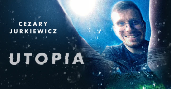 Grafika promocyjna wydarzenia Cezary Jurkiewicz: Utopia — stand-up w Gorzowie Wielkopolskim