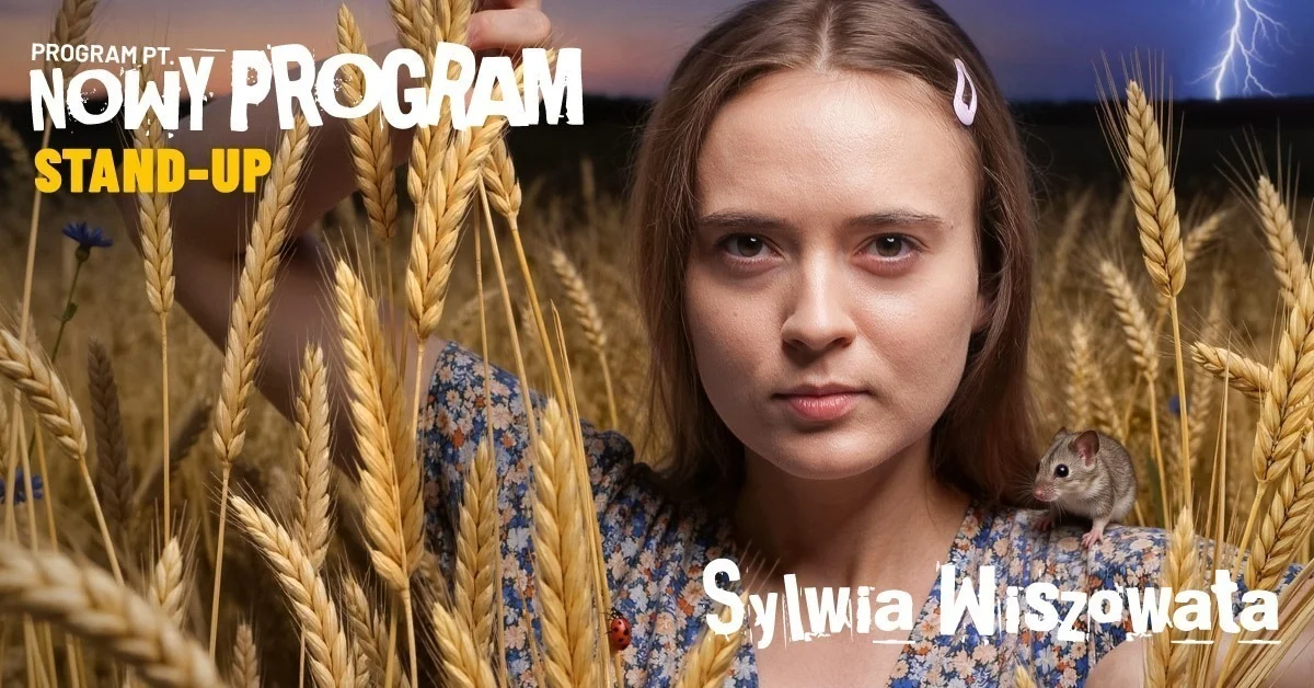 Grafika promocyjna wydarzenia Sylwia Wiszowata: stand-up w Gorzowie