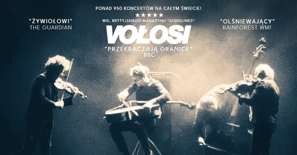 Grafika promocyjna wydarzenia VOŁOSI koncert w Gorzowie