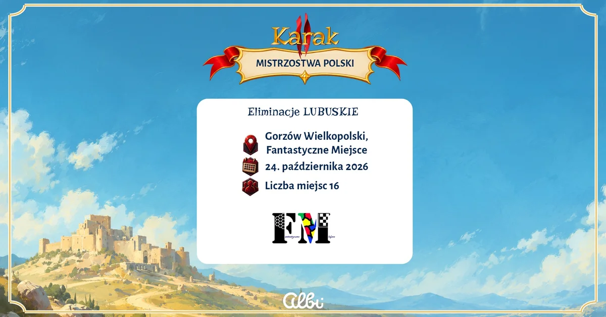 Grafika promocyjna wydarzenia Karak 2: eliminacje w Gorzowie