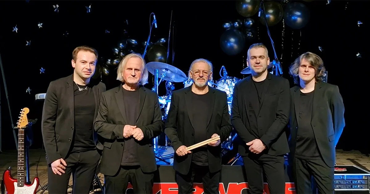 Grafika promocyjna wydarzenia Koncert jubileuszowy zespołu Czerwone Gitary w Gorzowie Wielkopolskim