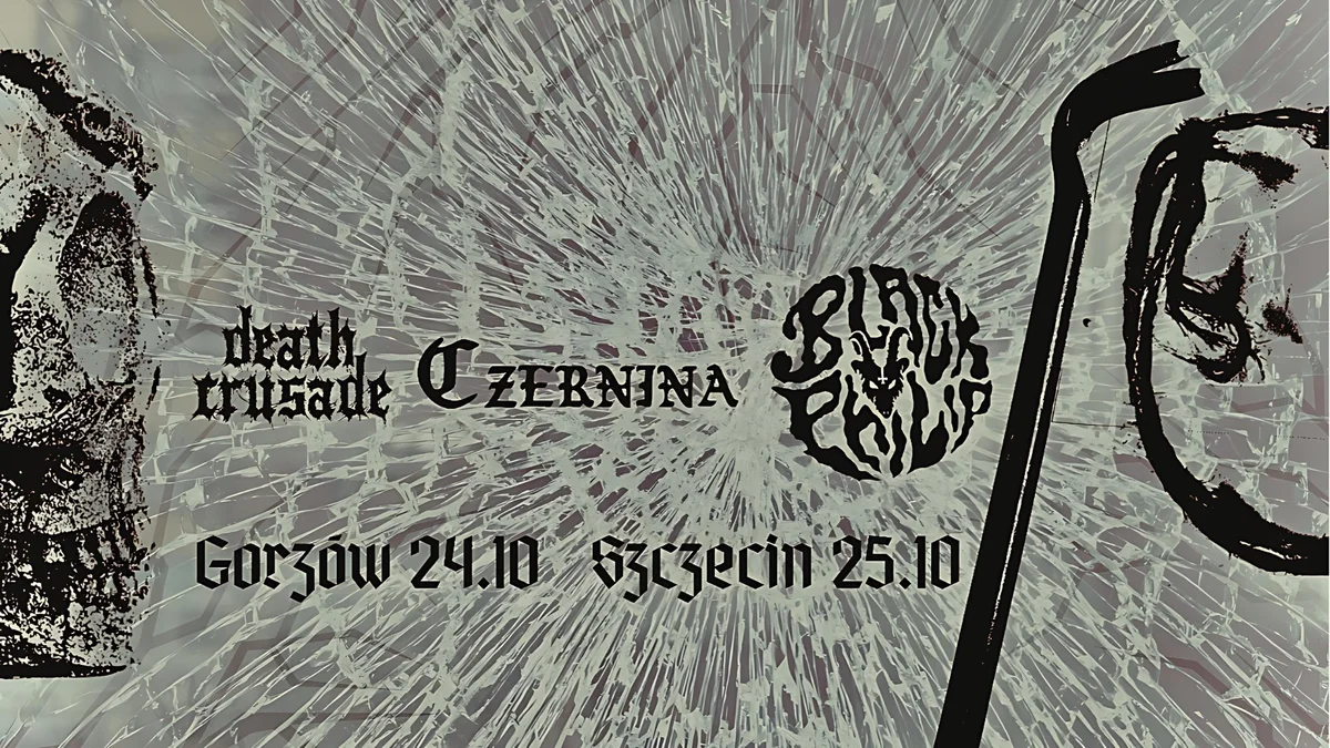 Grafika promocyjna wydarzenia Koncert zespołów death i black metal w Gorzowie Wielkopolskim