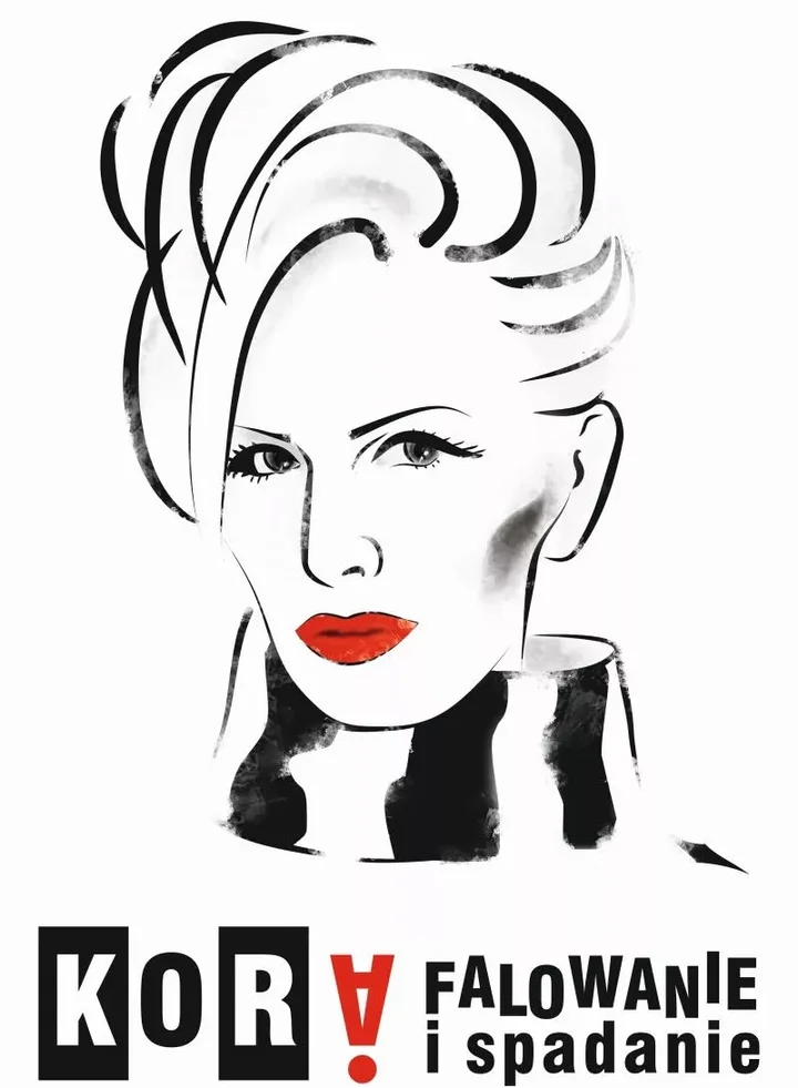 Grafika promocyjna wydarzenia KORA. Falowanie i spadanie – teatralny sen o Korze