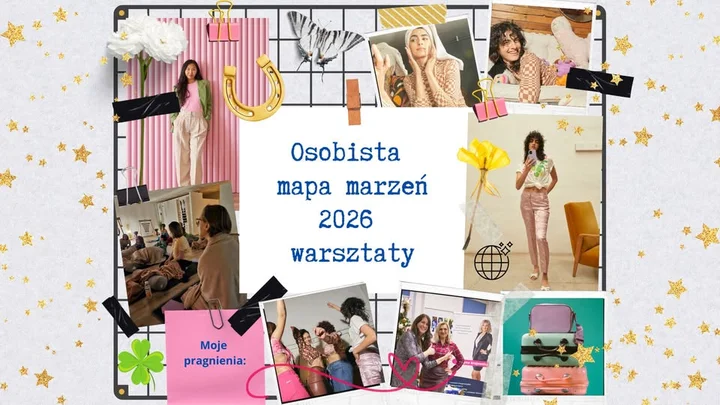 Grafika promocyjna wydarzenia Mapa marzeń 2026 — intencja, która prowadzi