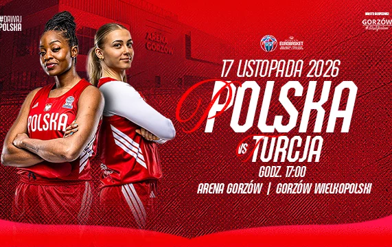 Grafika promocyjna wydarzenia Mecz koszykówki Polska–Turcja