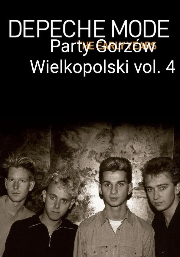 Obrazek przedstawia grafikę promocyjną wydarzenia Impreza Tribute: Party Depeche Mode w Gorzowie Wielkopolskim