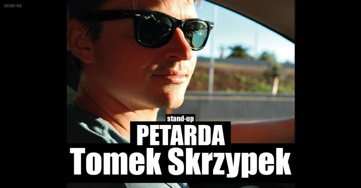 Obrazek przedstawia grafikę promocyjną wydarzenia Stand-up Tomek Skrzypek w Gorzowie Wielkopolskim