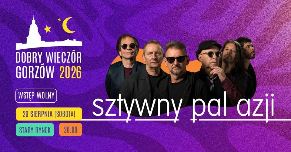 Grafika promocyjna wydarzenia Sztywny Pal Azji na Dobry Wieczór Gorzów 2026