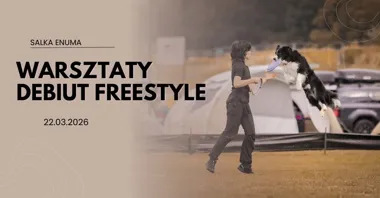 Grafika promocyjna wydarzenia Debiut Freestyle — Warsztaty w Enuma