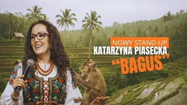 Grafika promocyjna wydarzenia Katarzyna Piasecka: nowy stand-up „BAGUS” w Gorzowie Wielkopolskim