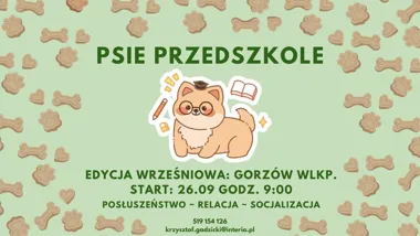 Psie przedszkole wrzesień Gorzów