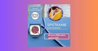 Grafika promocyjna wydarzenia Spotkanie dziewiarskie w Niebie — poranne dzierganie i kawa w Gorzowie