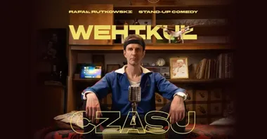 Grafika promocyjna wydarzenia Stand-up Gorzów Wielkopolski: Rafał Rutkowski — „Wehikuł czasu”