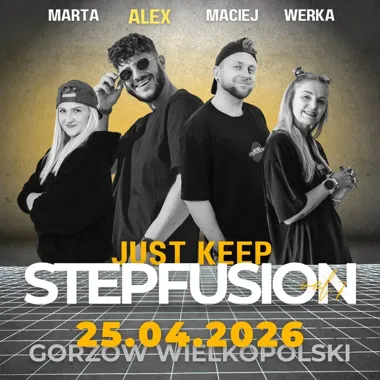 Grafika promocyjna wydarzenia StepFusion vol. 7 — taneczny zastrzyk energii w Gorzowie