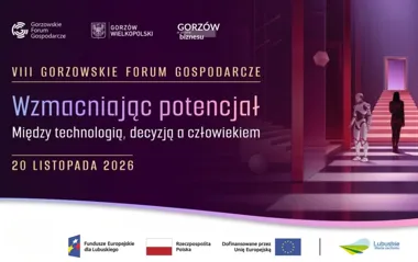 Grafika promocyjna wydarzenia VIII Gorzowskie Forum Gospodarcze