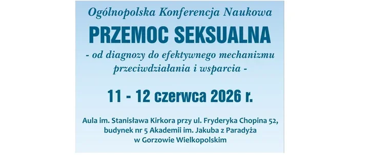 W Gorzowie eksperci porozmawiają o przemocy seksualnej i mechanizmach wsparcia