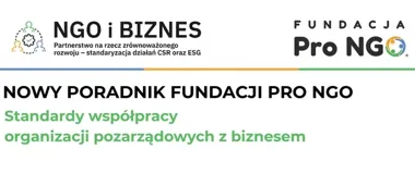 Organizacje pozarządowe dostają bezpłatny poradnik współpracy z firmami