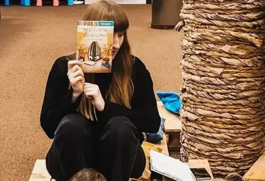 Biblioteczne przygody przedszkolaków - od ziarenka po kolorowe żabki