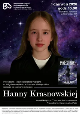 12-letnia autorka w Bibliotece Herberta - Gorzów szykuje literacki poranek