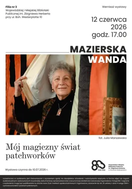 Patchworki Wandy Mazierskiej otworzą lato w bibliotece na Westerplatte