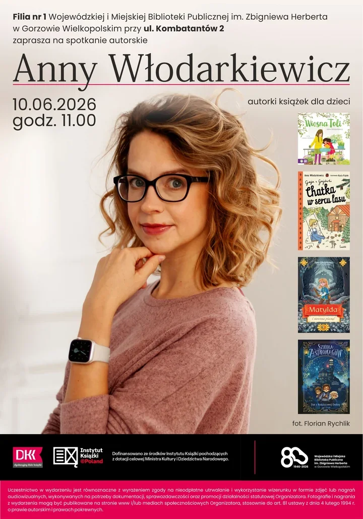 Anna Włodarkiewicz w Filii nr 1 - książki dla dzieci przyciągną czytelników