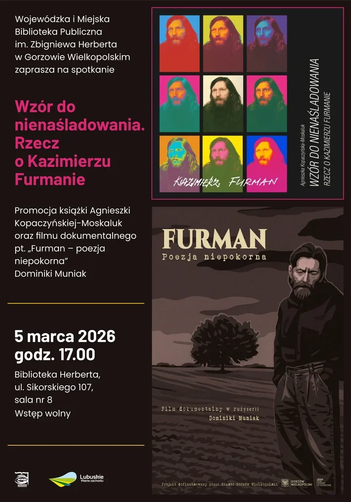 Książka i film o Kazimierzu Furmanie - promocja w Bibliotece Herberta