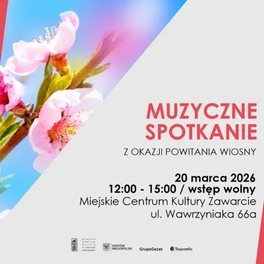 Seniorzy śpiewają na powitanie wiosny - muzyczne spotkanie w Zawarciu