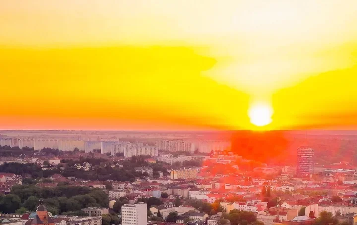 Ekstremalny skwar nad Gorzowem. IMGW ostrzega przed temperaturą do 42 stopni