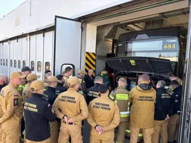 Strażacy w Gorzowie przygotowani na awarie z udziałem autobusów elektrycznych