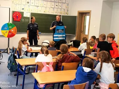 Dzieci usłyszały o wakacyjnym bezpieczeństwie - gorzowska policja z ważnym apelem