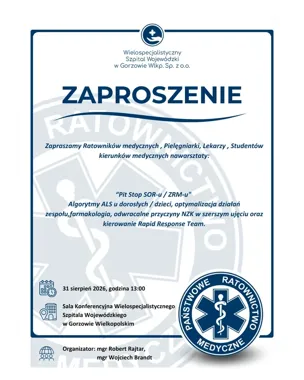 Warsztaty dla medyków w Gorzowie. Na tapecie algorytmy ALS