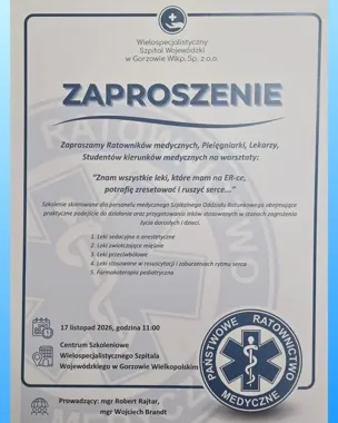 Leki ratujące życie pod lupą. Warsztaty w gorzowskim szpitalu